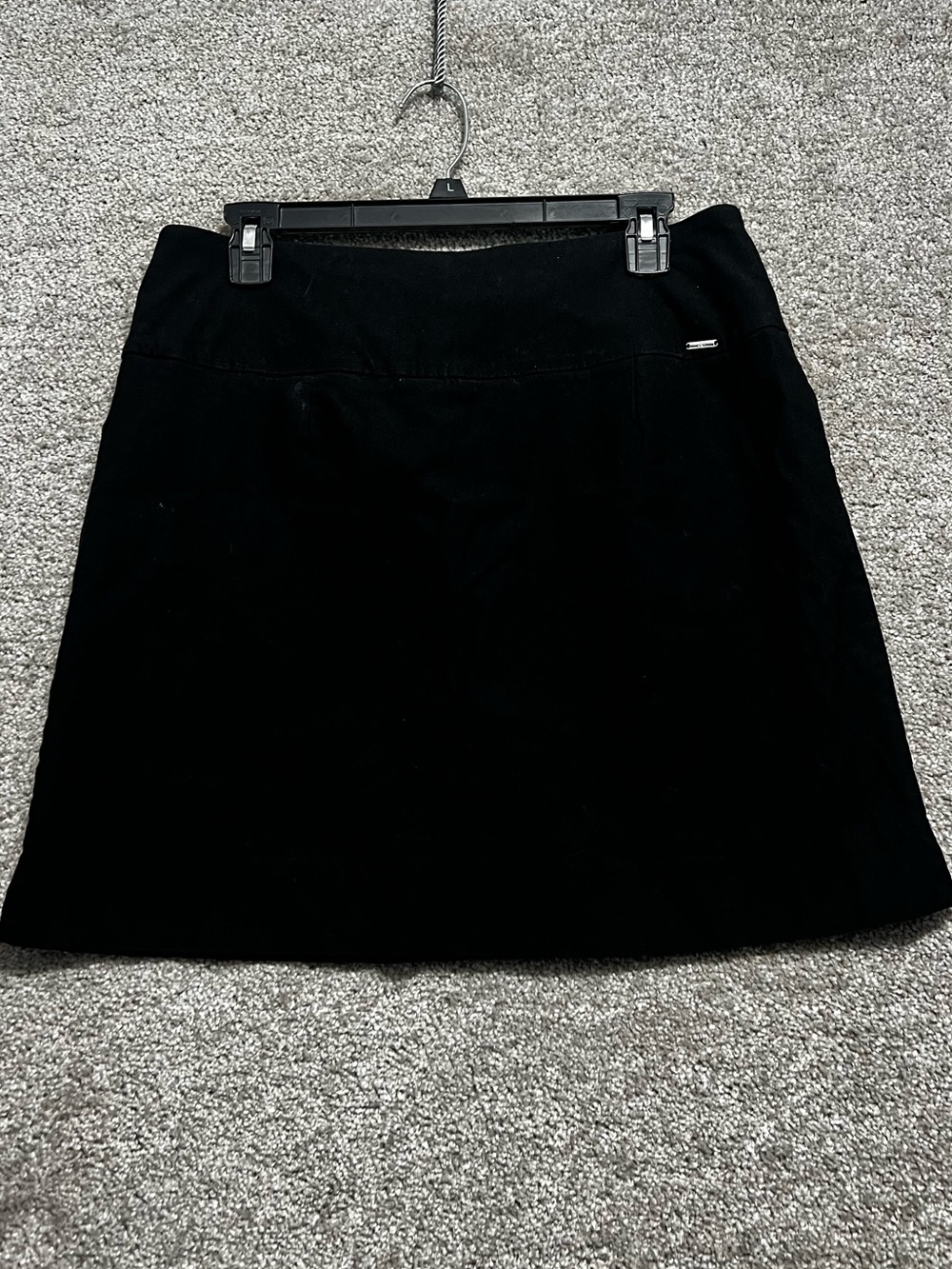 S.C. & CO. Woman’s Black Athletic Sports wear Skirt With Shorts Skort Size Large